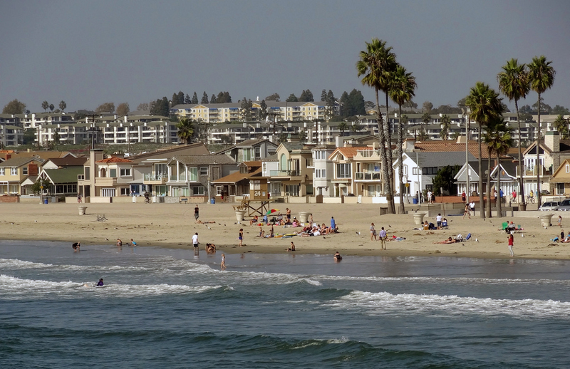 Localidad de Newport Beach, justo sobre la nueva falla. Foto: Slices of Light